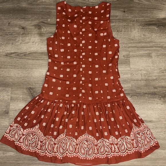 🩷FIRM PRICE🩷 WAYF Martini linen blend Drop Waist Mini Dress - Picture 12 of 14